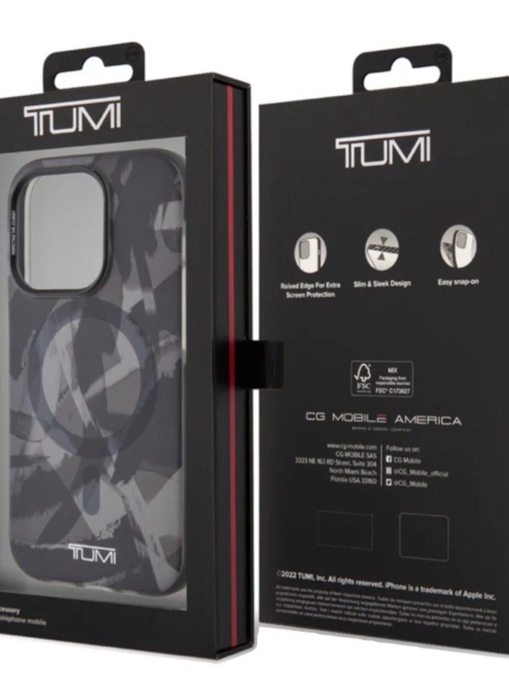 TUMI Black/Camo Protective Phone Case